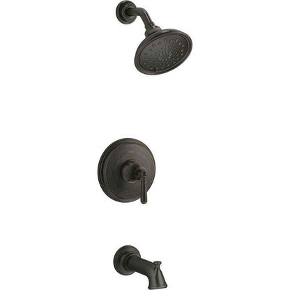 KOHLER Capilano Single-Handle 3-Spray Tub and Shower Faucet in Oil-Rubbed Bronze