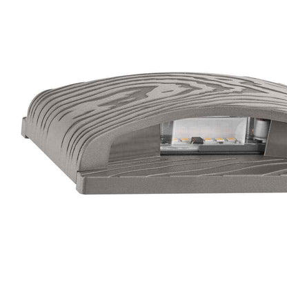 Hampton Bay Desoto Low Voltage Landscape Nantucket Gray Deck and Step Light