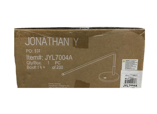 JONATHAN Y Natalie 13.5 in. Chrome Integrated LED Task Lamp JYL7004A