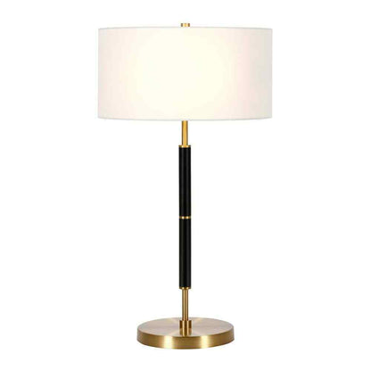 Meyer&Cross Simone 25 in. Brass and Black Table Lamp TL0322