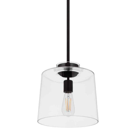 Hampton Bay Mullins Coal Pendant Hanging Modern Industrial Kitchen Light