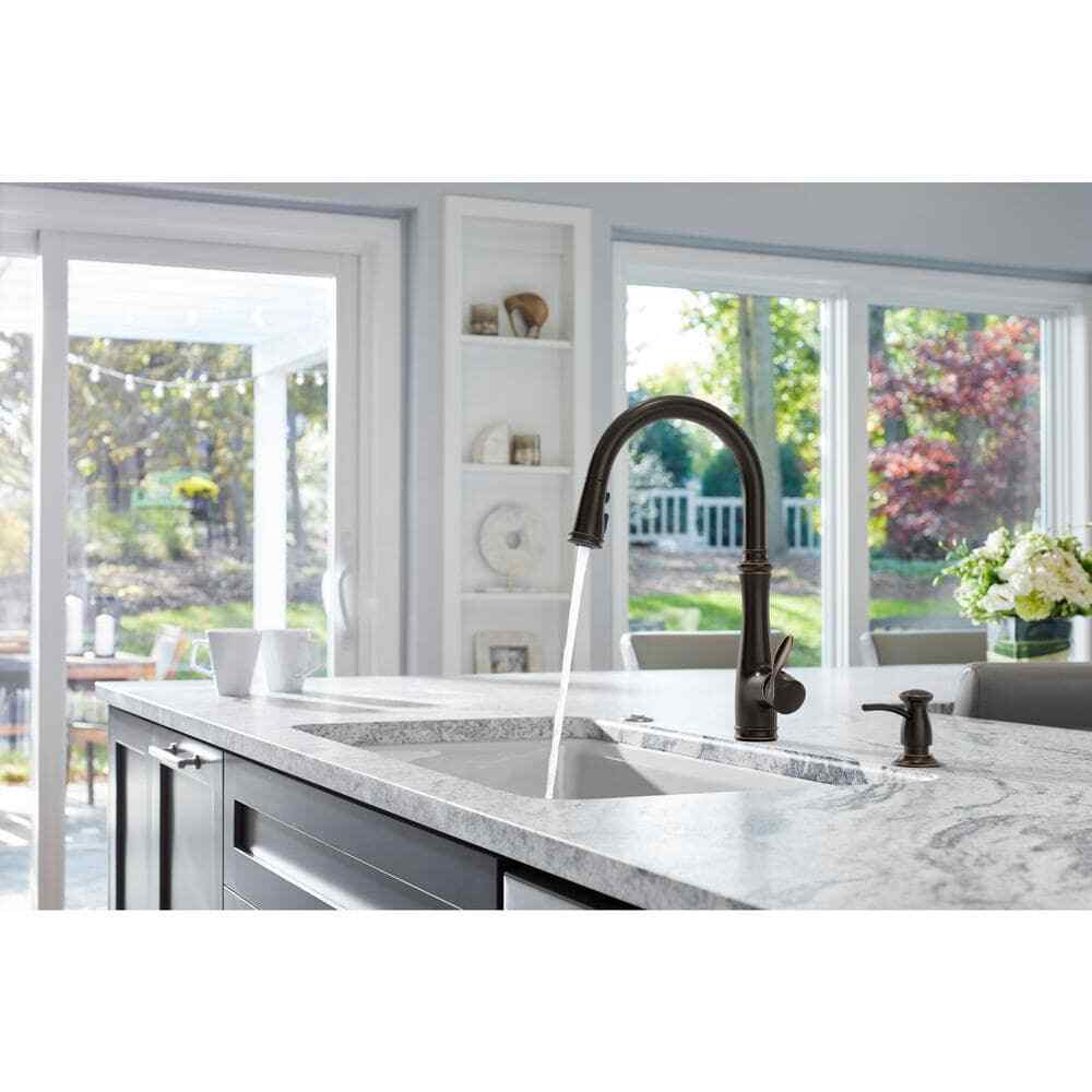 KOHLER Bellera Touchless Pull-Down Kitchen Sink Faucet in Polished Chrome