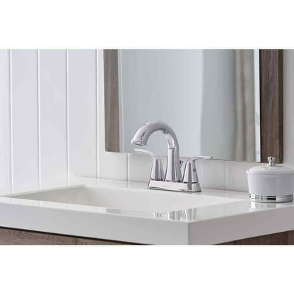 Glacier Bay Irena 4 in. Centerset 2-Handle Bathroom Faucet in Chrome