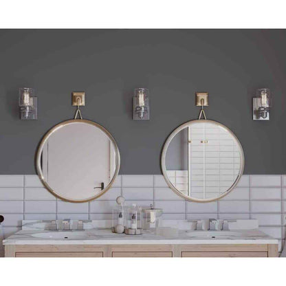 Progress Lighting Calhoun 5 in. 1-Light Brushed Nickel Farmhouse Vanity Light
