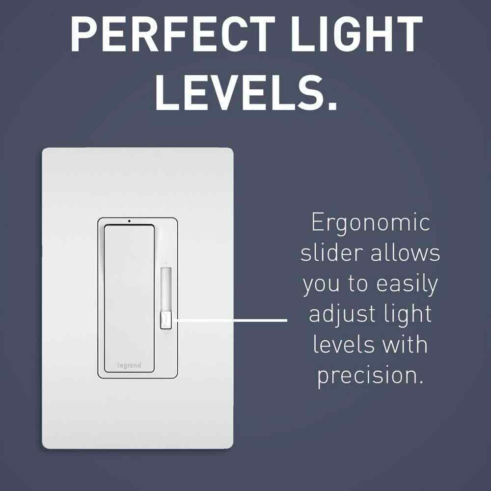 Legrand radiant 700 Watt Single Pole/3-Way Incandescent Dimmer