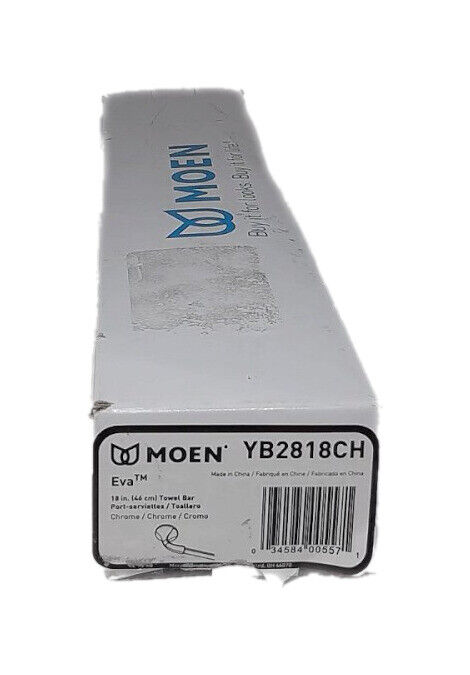 MOEN Eva 18 in. Towel Bar in Chrome YB2818CH