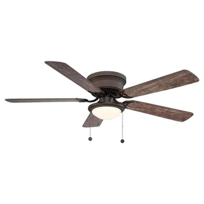 Hugger 52 in. LED Espresso Bronze Ceiling Fan AL383LED-EB