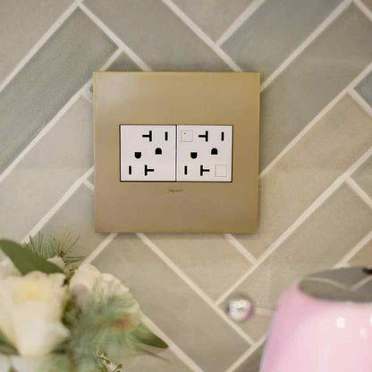 Legrand adorne 20 Amp 125-Volt Tamper-Resistant Self-Test Duplex GFCI Outlet