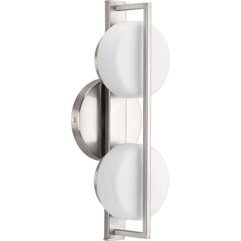 Progress Lighting Volo Collection Brushed Nickel Integrated LED Vanity Light