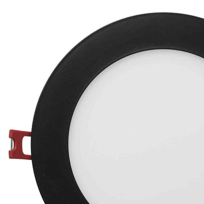 Commercial Electric 6 in. Selectable Canless Recessed Integrated Kit Matte Black