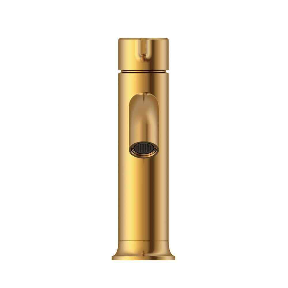 Glacier Bay Ryden Single Hole Single-Handle Bathroom Faucet in Brushed Gold