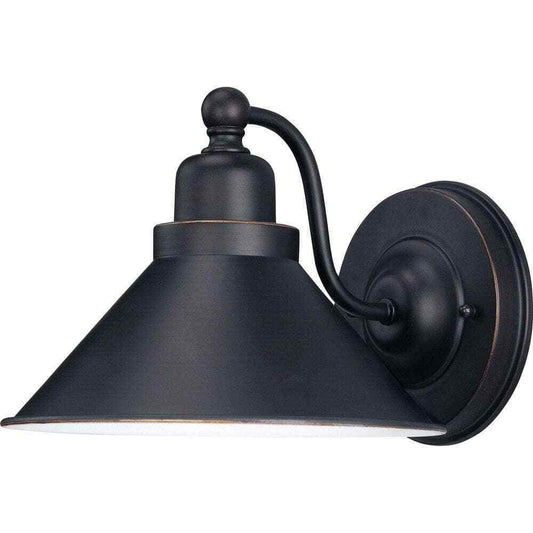SATCO Bridgeview 7.25 in. 1-Light Mission Dust Bronze Wall Sconce