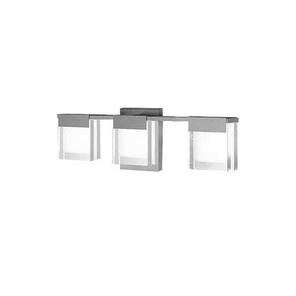 Home Decorators Collection 3-Light Brushed Nickel Integrated LED Light Bar