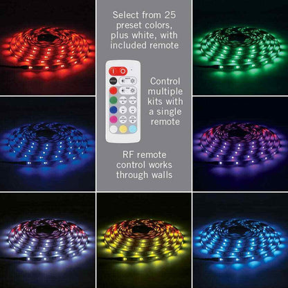 Armacost Lighting RibbonFlex Home 24 ft. RGB+W Indoor/Outdoor LED Tape Light Kit