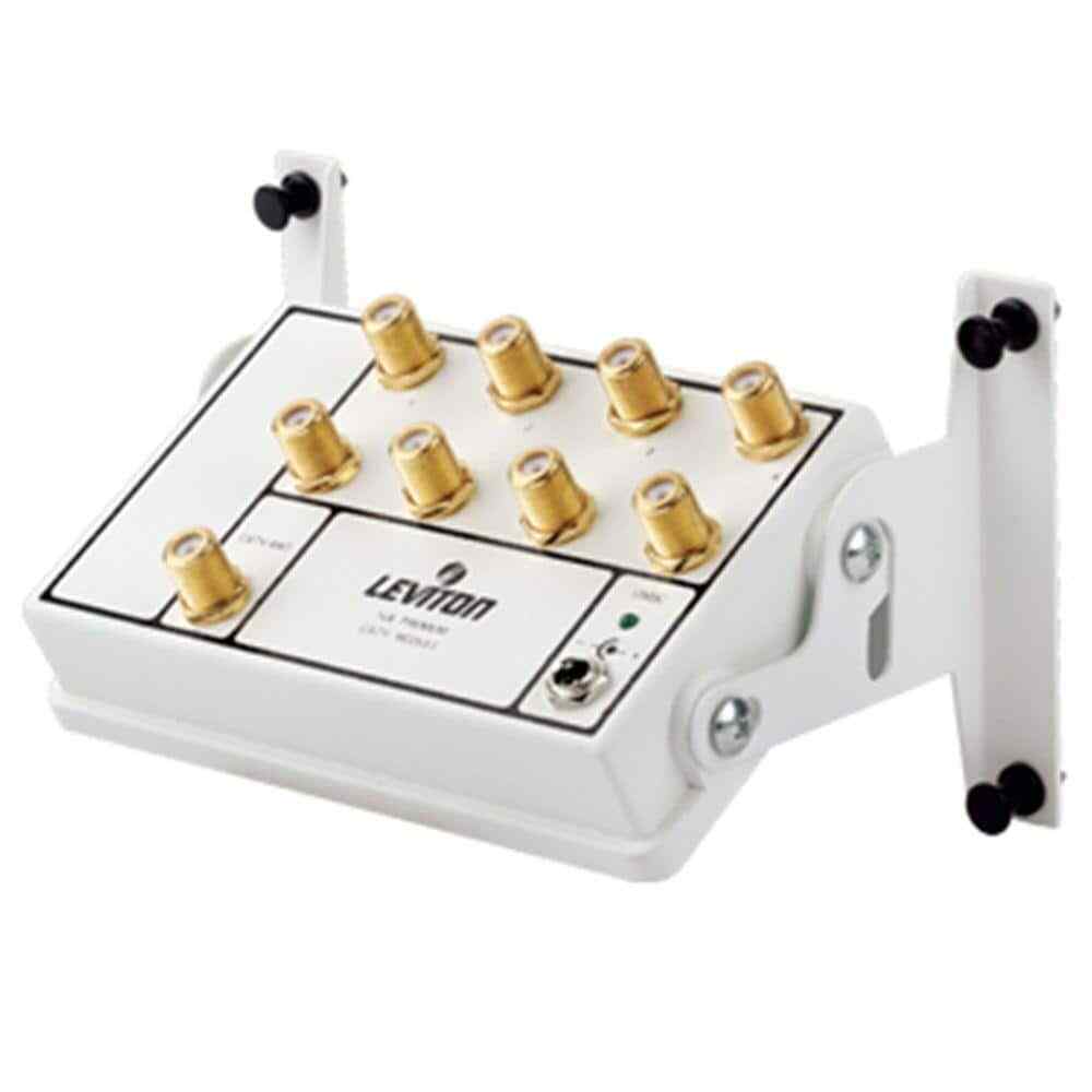 Leviton Structured Media Center 1x8 6-Way Active Video Amplified Splitter