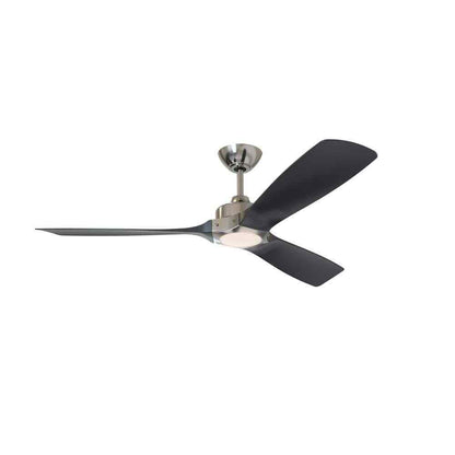 Breezism Stapleton 52" LED Indoor Brushed Nickel Ceiling Fan w/ Remote Control