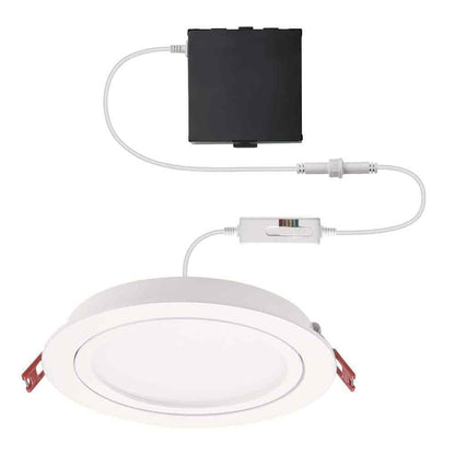 Commercial Electric 6 in. Selectable Canless Recessed Integrated LED Kit