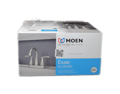 MOEN Essie 2-Handle 4 in. Centerset Bathroom Faucet Spot Resist Brushed Nickel