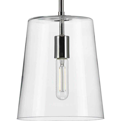 Progress Lighting Clarion 1-Light Polished Nickel Small Pendant