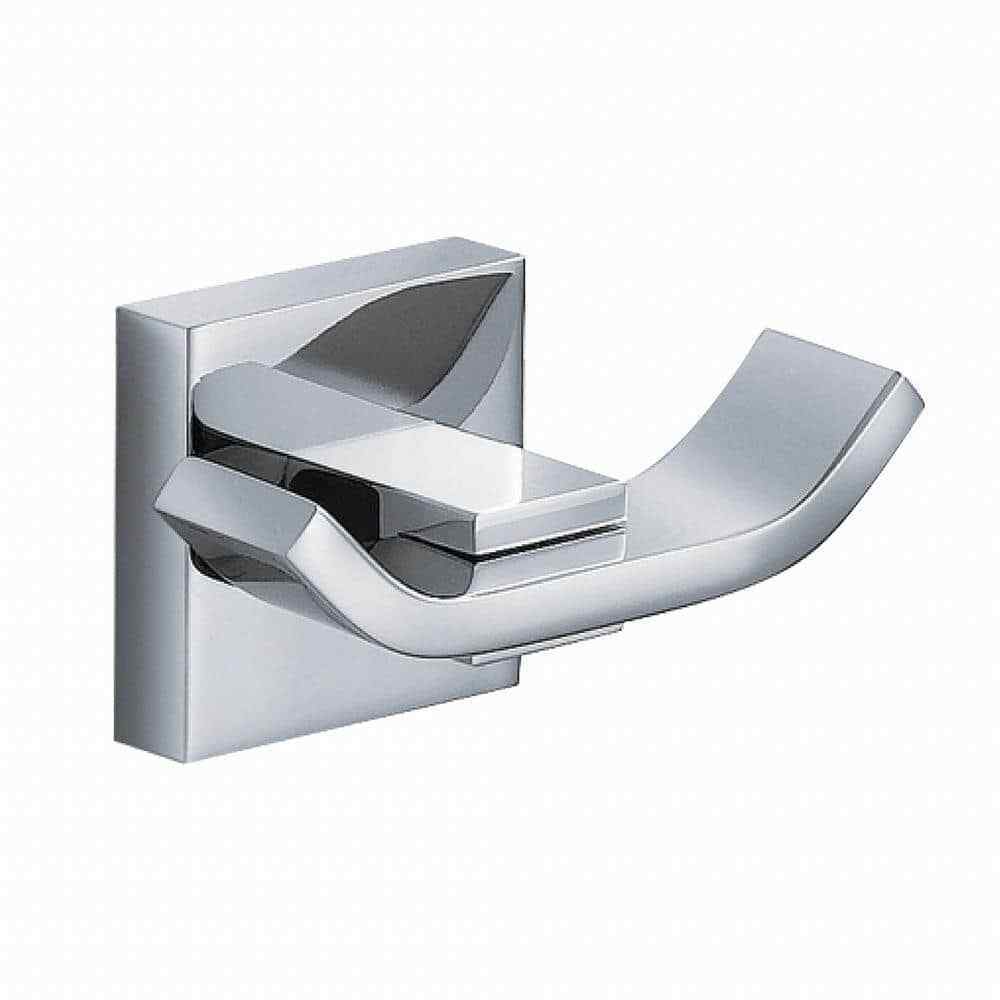 KRAUS Aura Bathroom Double Robe Hook in Chrome