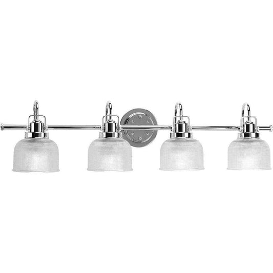Progress Lighting Archie Polished Chrome Clear Glass Bathroom Vanity Light