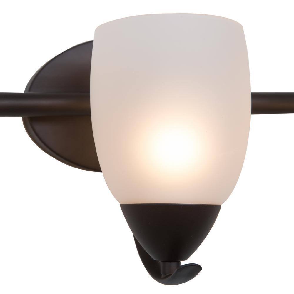 Yosemite Home Decor Mirror Lake 3-Light Oil Rubbed Bronze Bathroom Vanity Light