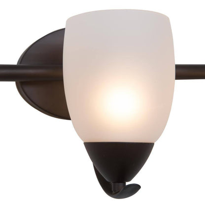 Yosemite Home Decor Mirror Lake 3-Light Oil Rubbed Bronze Bathroom Vanity Light