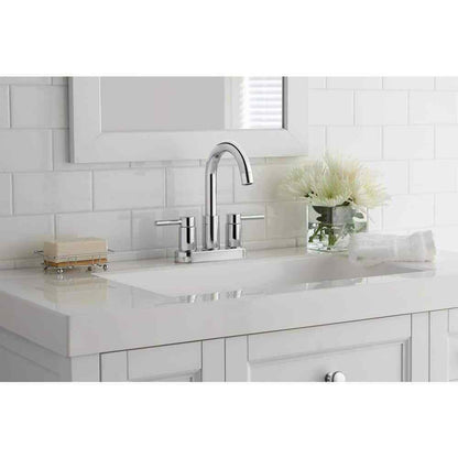 Glacier Bay Dorind 4 in. Centerset High-Arc Bathroom Faucet in Chrome