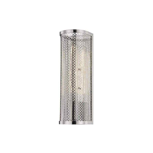 MITZI HUDSON VALLEY LIGHTING Britt 1-Light Polished Nickel Wall Sconce