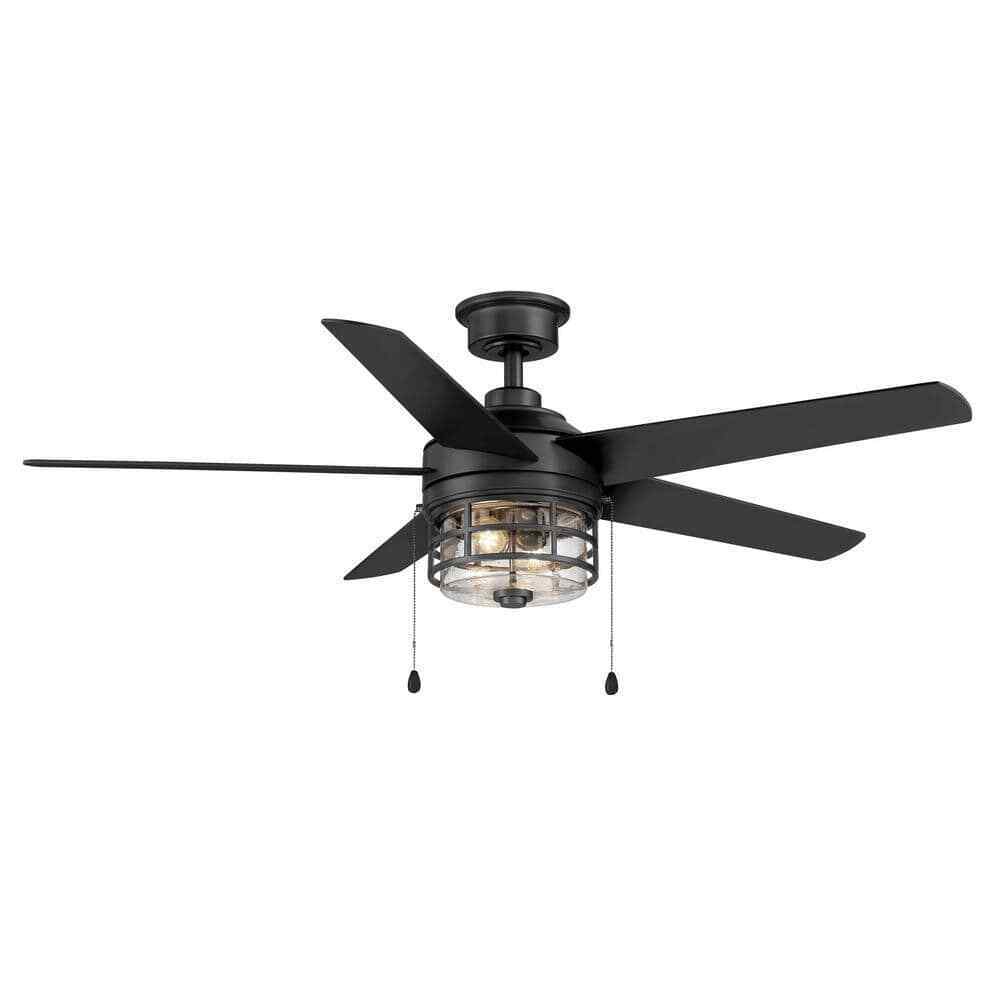 Home Decorators Colbridge 52 in. LED Indoor/Outdoor Natural Iron Ceiling Fan