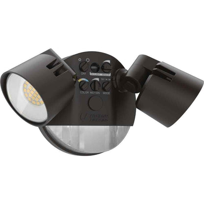 Lithonia Lighting Dark Bronze Motion Activated Outdoor LED Flood Light