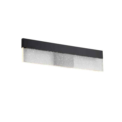 Hampton Bay Havelock 22.7 in. Black Integrated LED Bathroom Vanity Light Bar