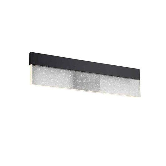 Hampton Bay Havelock 22.7 in. Black Integrated LED Bathroom Vanity Light Bar