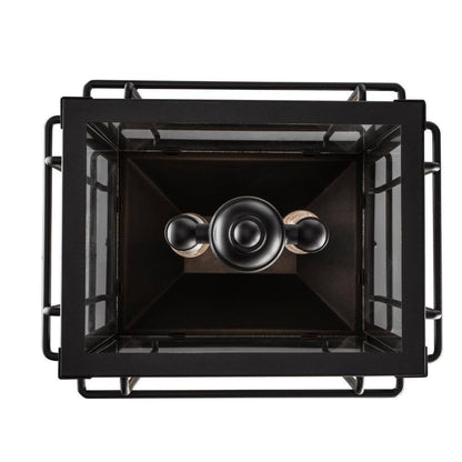 Monteaux Lighting Bel Air 2-Light Black Outdoor Hanging Pendant Light Fixture