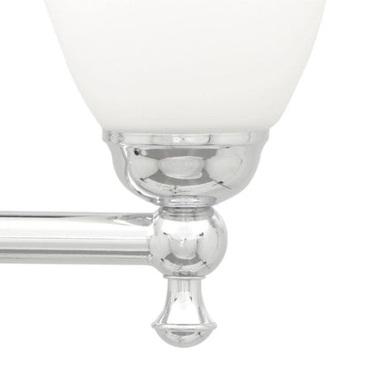 Hampton Bay Solomone  3-Light Polished Chrome Bathroom Vanity Light Fixture