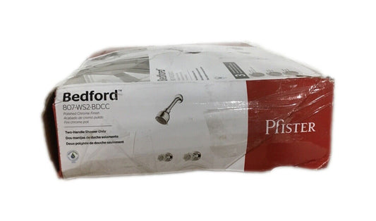 Pfister Bedford 2-Handle Round Shower Faucet in Polished Chrome Valve Included