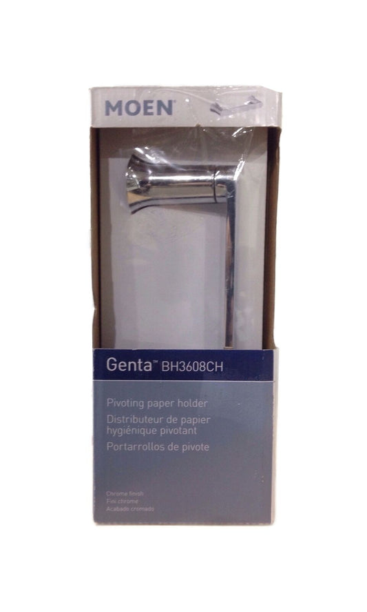 MOEN Genta Pivoting Toilet Paper Holder in Chrome BH3608CH