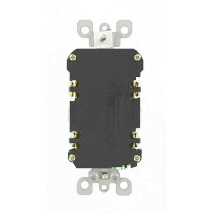 Leviton 20 Amp Self-Test SmartlockPro Slim Duplex GFCI Outlet White