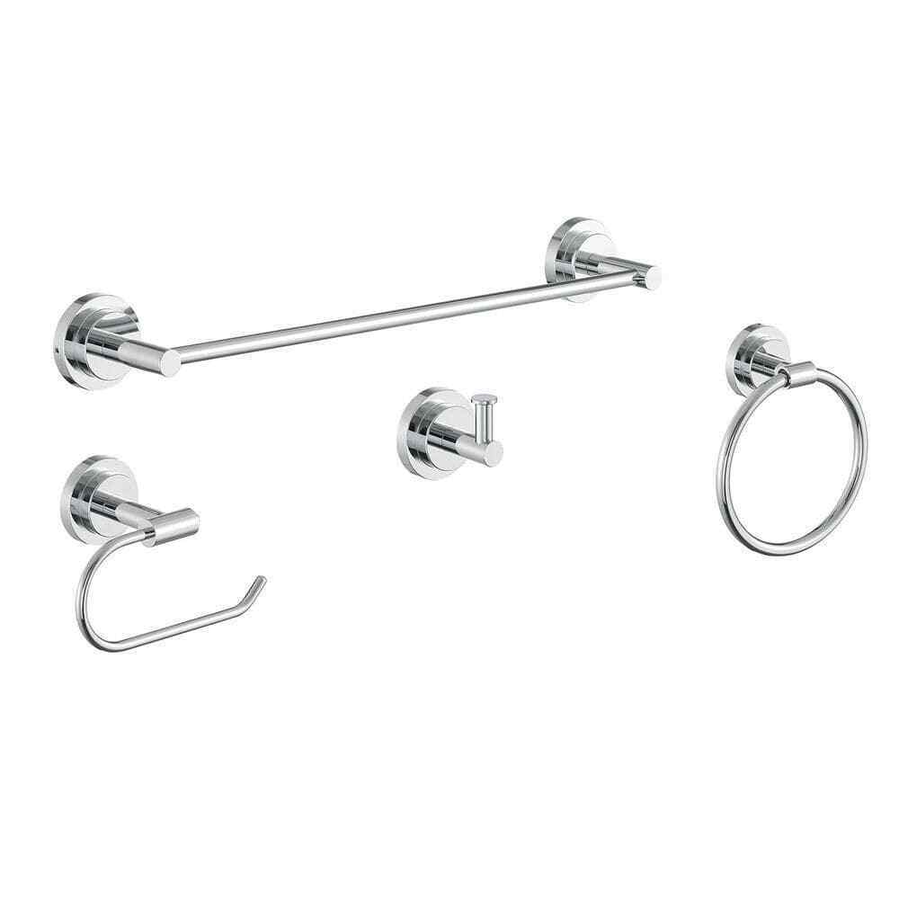 Hampton Bay Wakefield 22.5 in. 3-Light Chrome Vanity Light