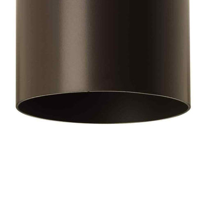 Progress Lighting Cylinder 6 in. Antique Bronze Modern Outdoor Ceiling Light