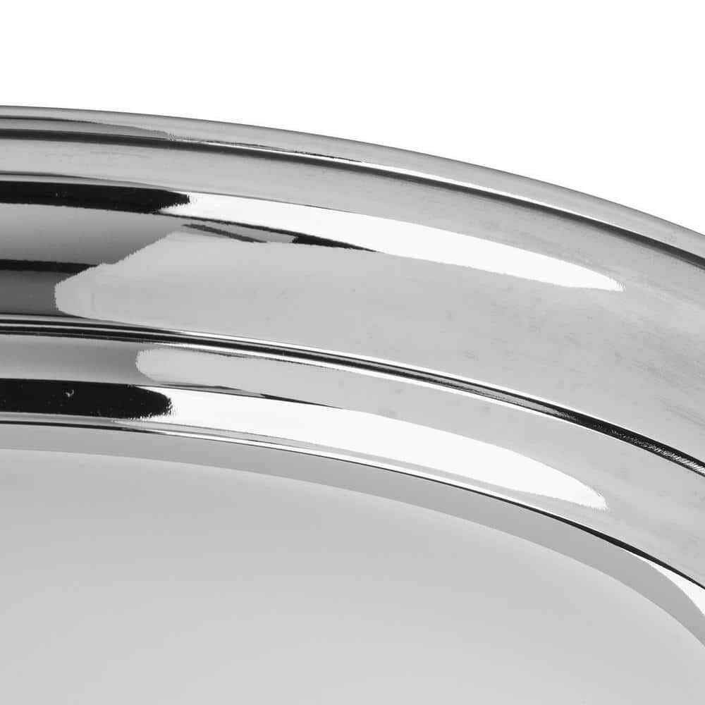 Progress Lighting Dome Glass Collection 3-Light Polished Chrome Flush Mount