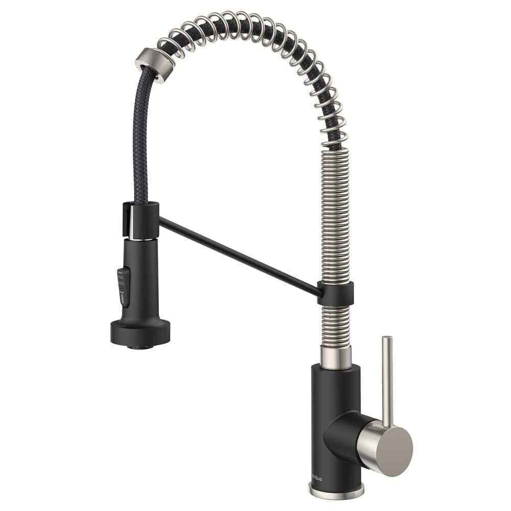 KRAUS Bolden Pull Down Sprayer Kitchen Faucet w/ Dual Function Sprayhead