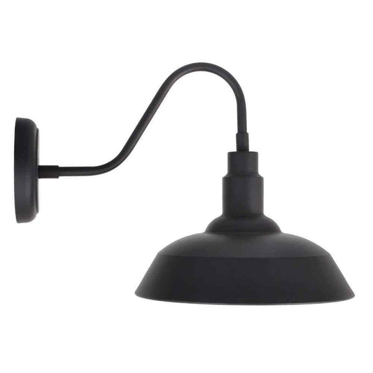 Sylvania Easton 11.5 in. Single Bulb Antique Black Outdoor Barn Light Sconce