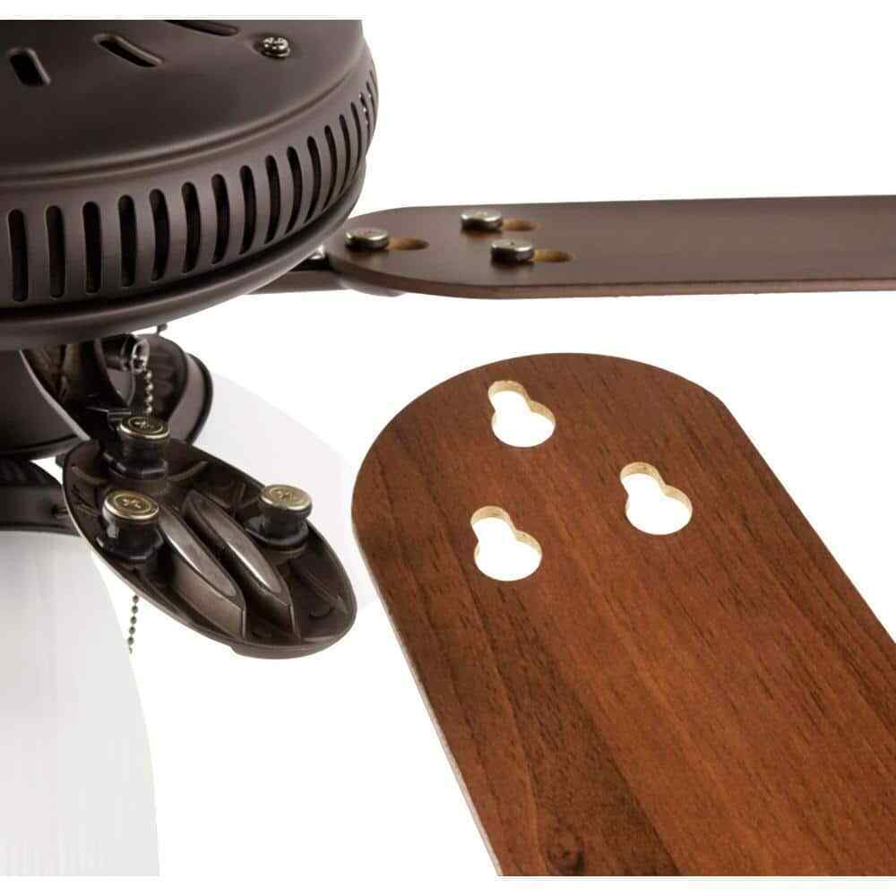 Hampton Bay Glendale 42 in. LED Indoor Oil-Rubbed Bronze Ceiling Fant