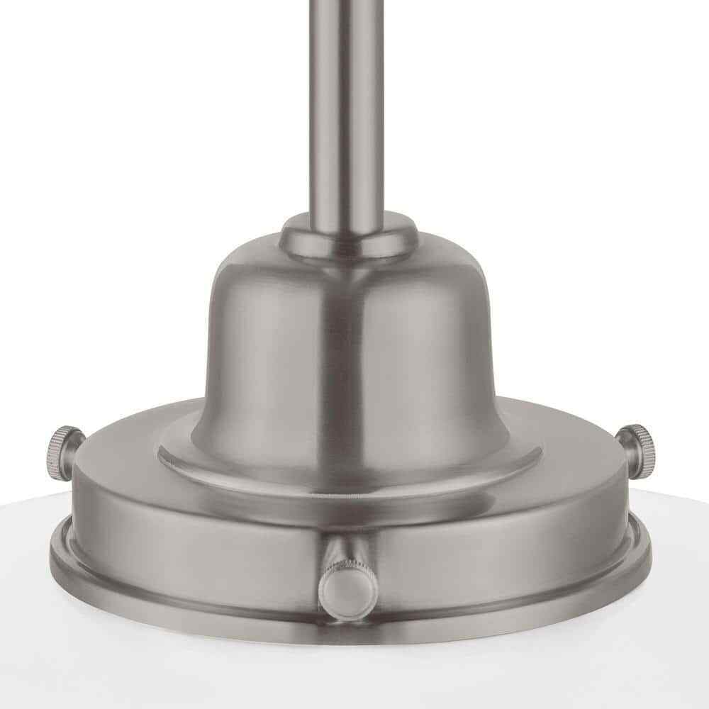 Hampton Bay Belvedere Park Brushed Nickel Pendant Hanging Light