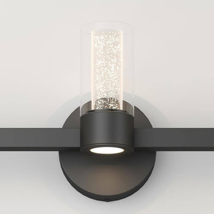Artika Essence 27 in. 3-Light Integrated LED Black Vanity Light Bar Wall Fixture