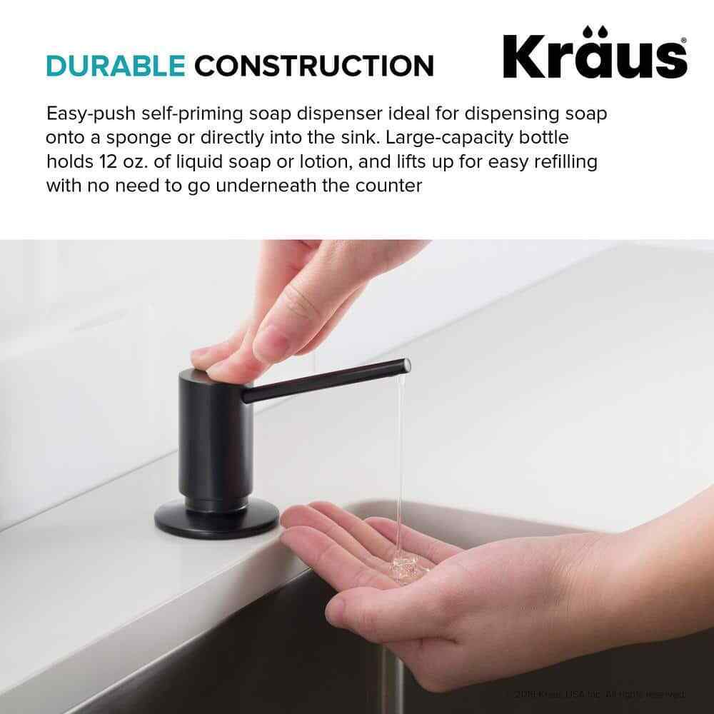KRAUS Kitchen Soap and Lotion Dispenser in Stainless Steel KSD-41SS