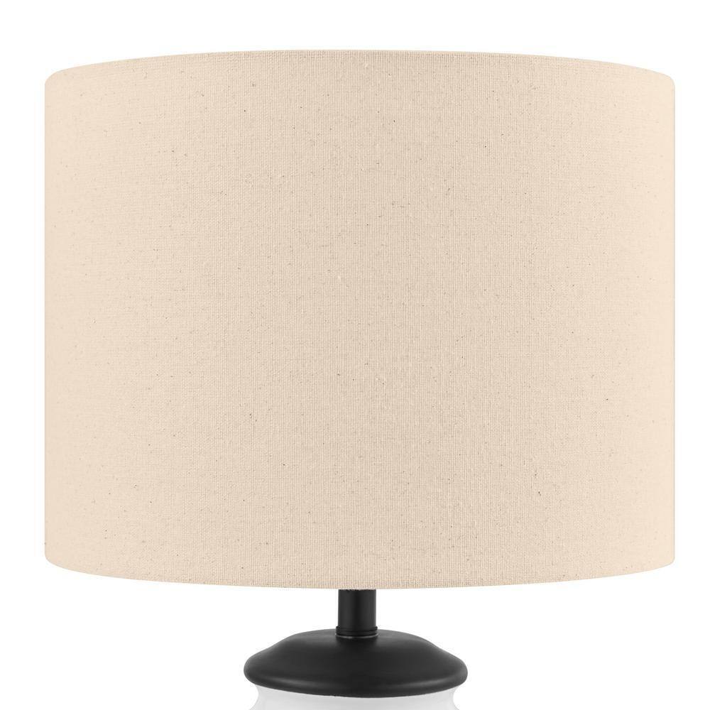 Hampton Bay Flynn 21.25 in. White Accent Lamp