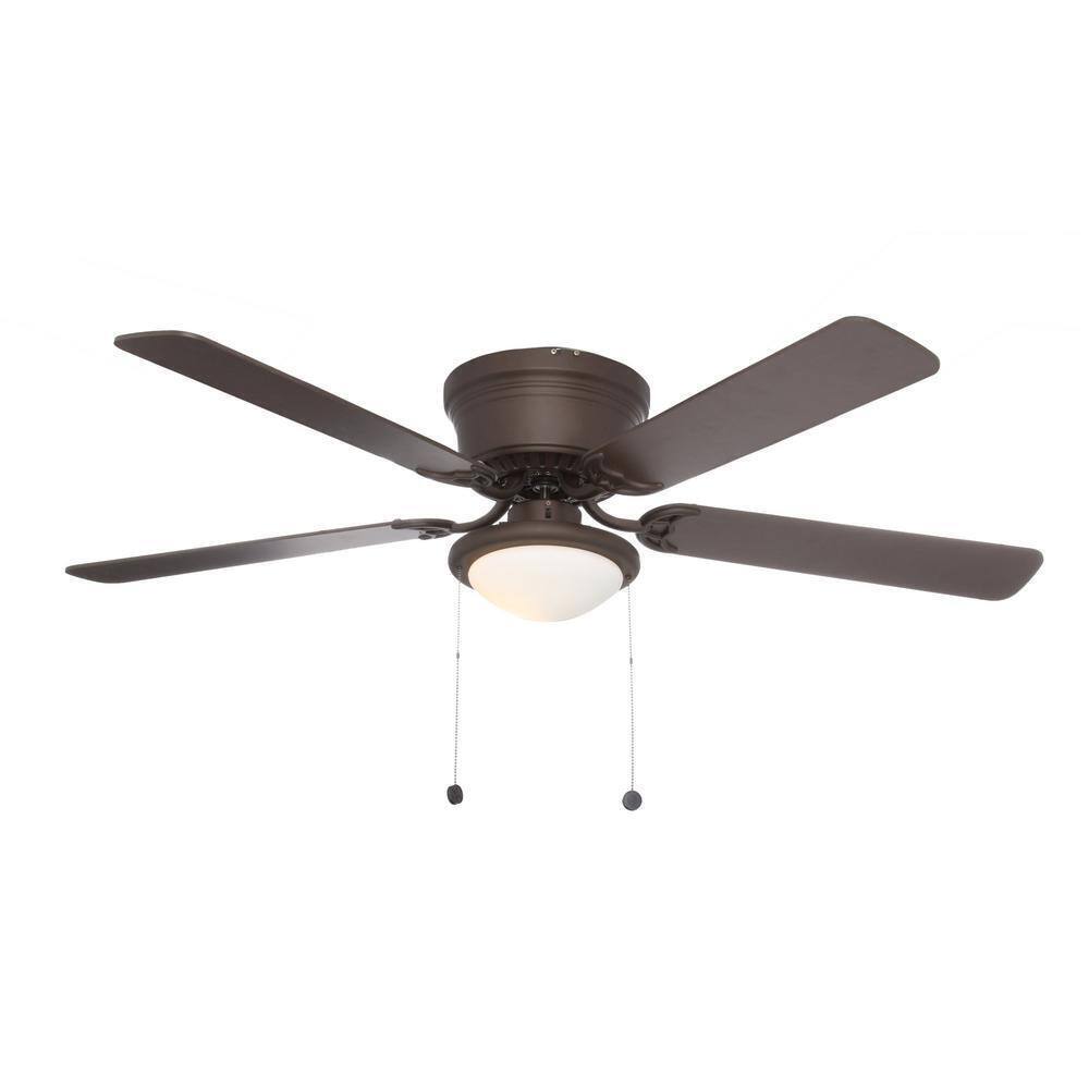 Hugger 56 in. LED Espresso Bronze Ceiling Fan
