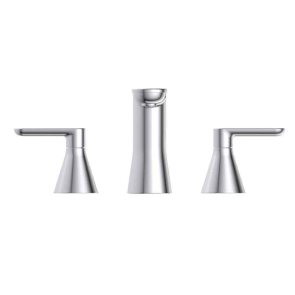 Glacier Bay Chianti 8 in. Widespread 2-Handle Bathroom Faucet in Chrome